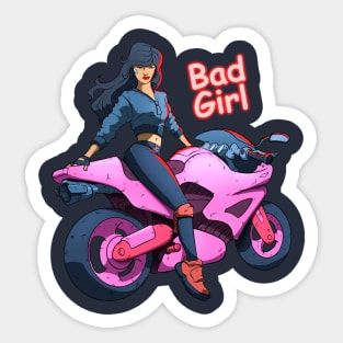 Bad girl Sticker